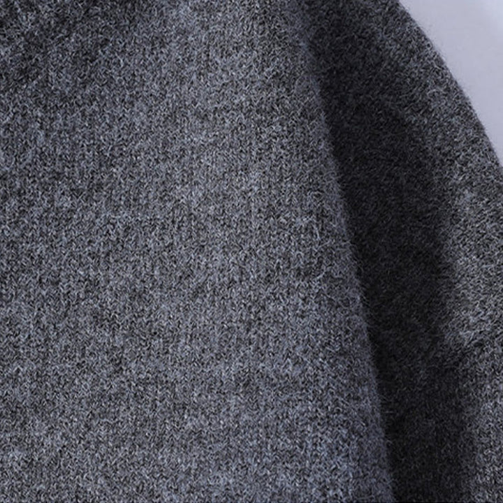 Suéter de punto de manga larga para hombre, cálido, con botones de invierno y cuello redondo , con Buddha Stones - image 5