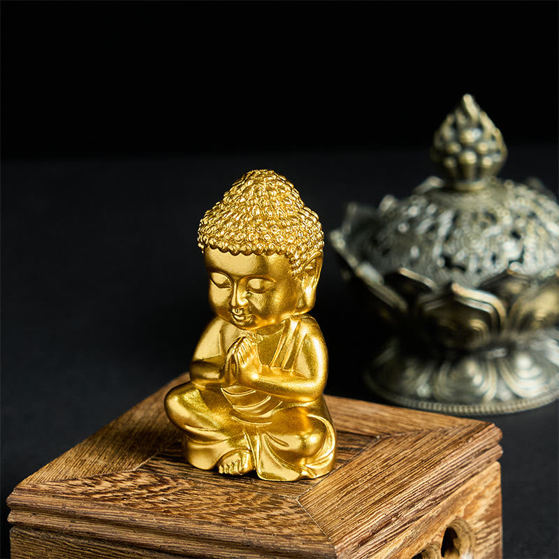 Imán para nevera con estatua de Buda Tathagata de Buddha Stones, decoración para el hogar - Estilo A2 4,1 x 7 x 3 cm (con imán trasero) - image 6
