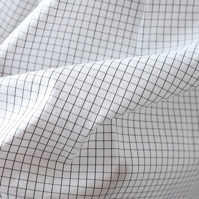 Camisa de algodón de manga larga para mujer con botones en contraste y estampado de Buddha Stones - image 16