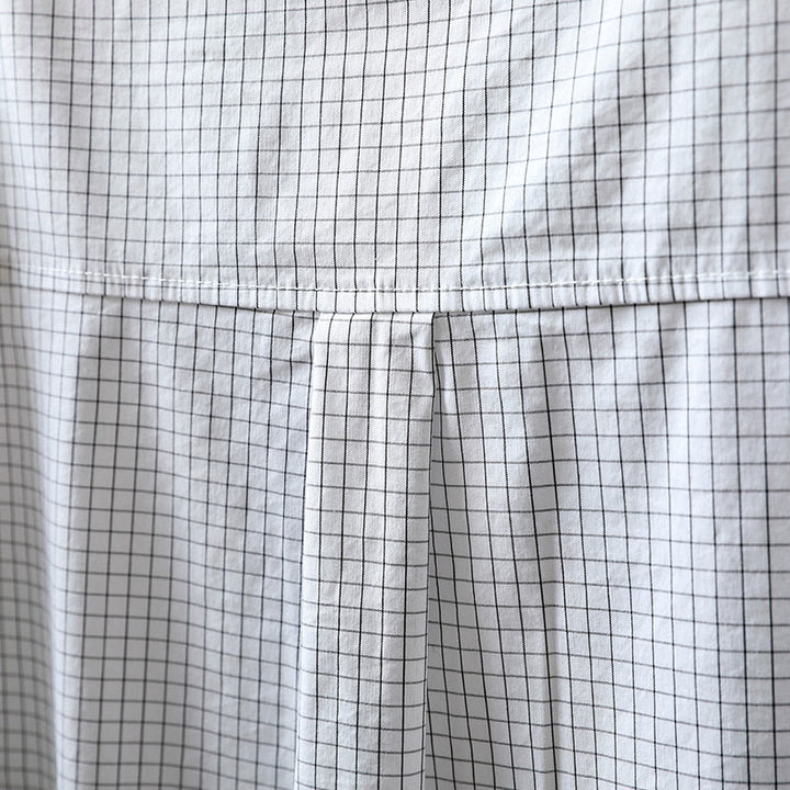 Camisa de algodón de manga larga para mujer con botones en contraste y estampado de Buddha Stones - image 13