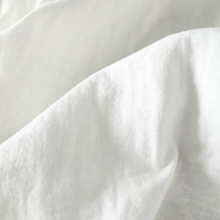 Camisa de algodón de manga larga con botones en contraste para mujer Buddha Stones Spring - image 11