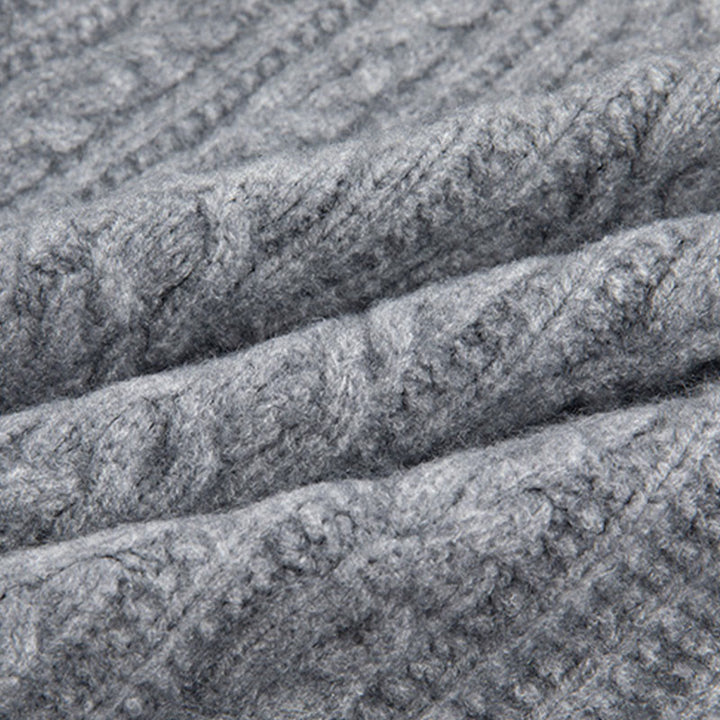 Cárdigan de punto de manga larga para mujer, de algodón, con diseño informal de botones retorcidos de Buddha Stones para invierno - image 29