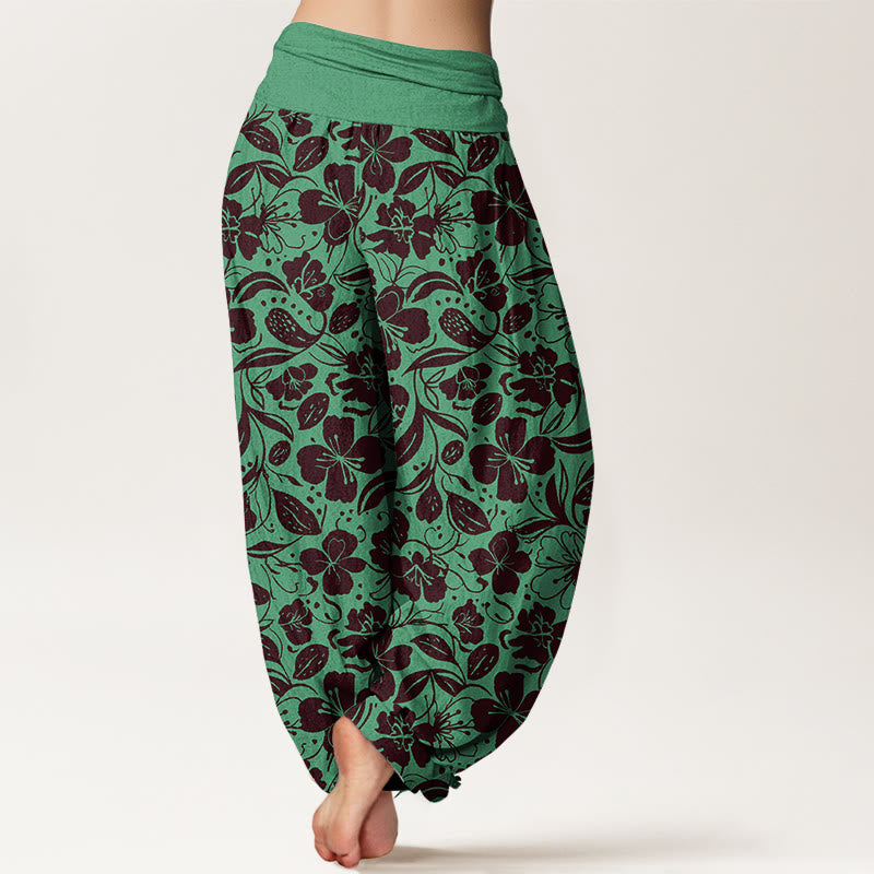 Pantalones Buddha Stones para mujer, con cintura elástica - image 1