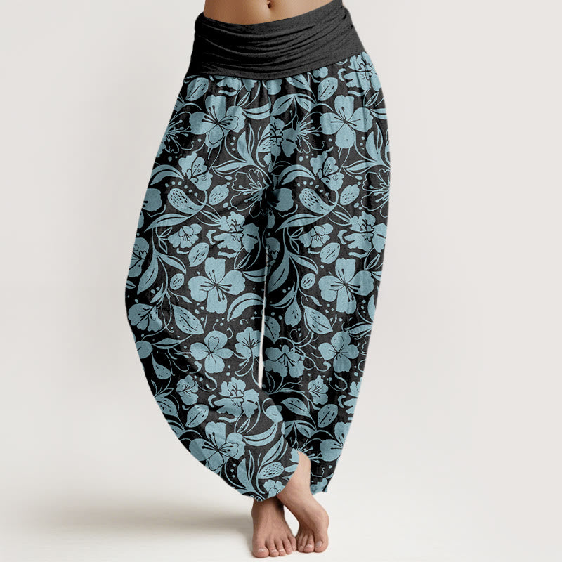 Pantalones Buddha Stones para mujer, con cintura elástica - Negro - US16，UK/AU20，EU48 (3XL) - image 8