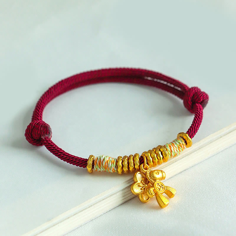 Pulsera hecha a mano con Buddha Stones y el Año del Caballo con hilo rojo - image 9