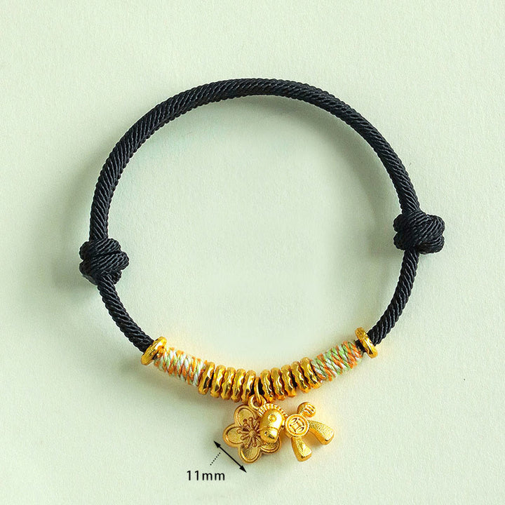 Pulsera hecha a mano con Buddha Stones y el Año del Caballo con hilo rojo - image 14