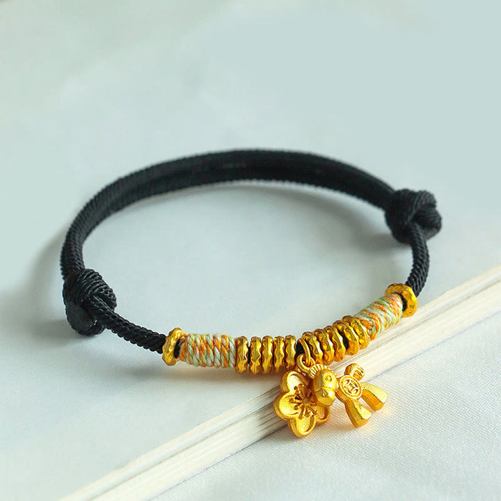 Pulsera hecha a mano con Buddha Stones y el Año del Caballo con hilo rojo - image 13