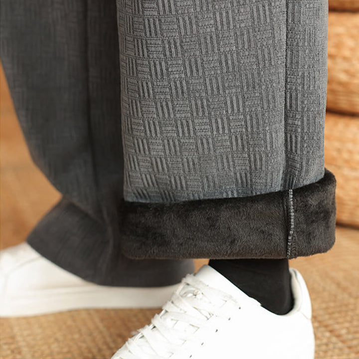 Conjunto de 2 piezas de traje Tang de invierno para hombre, de Buddha Stones , de algodón con botones de rana, chaqueta de manga larga y pantalones con bolsillos. - image 16