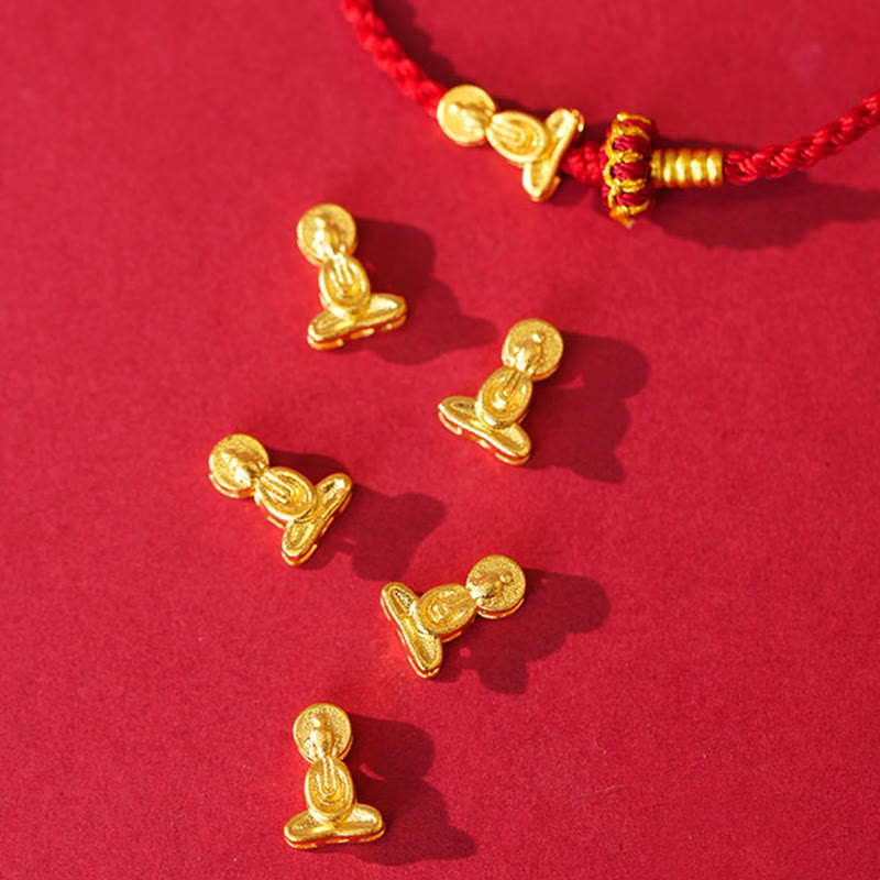 Pulsera trenzada protectora de hilo rojo con nudo de loto de Buda sin forma y Buddha Stones - image 8