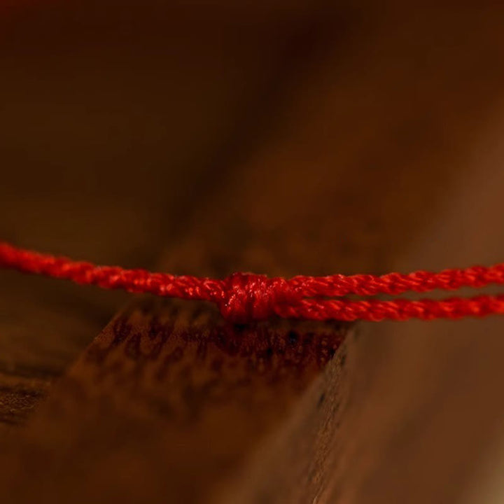 Pulsera de la prosperidad con hilo rojo de jade hetiano y Buddha Stones - image 14