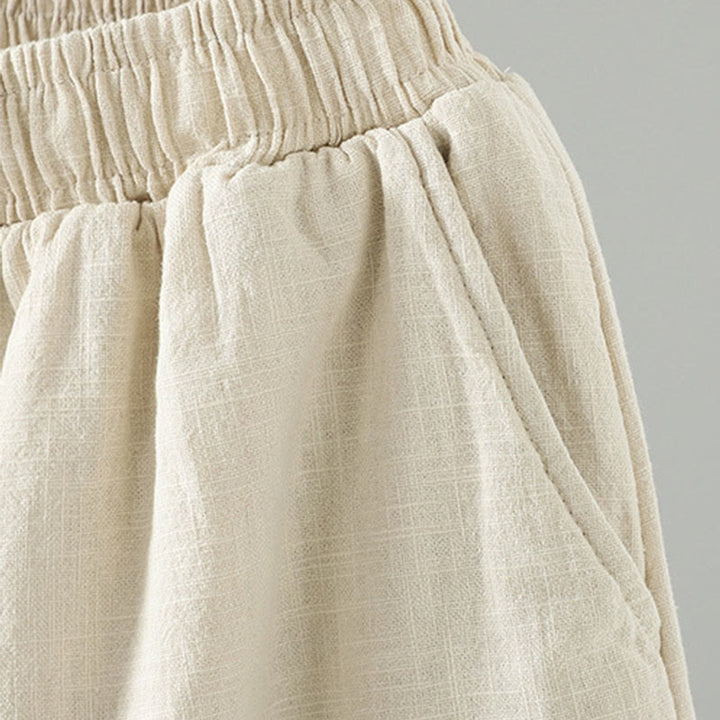 Pantalones rectos térmicos de algodón con diseño de rana y cintura elástica de Buddha Stones para mujer, con bolsillos, para invierno - image 11