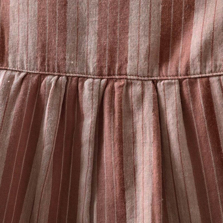 Camisa de algodón de manga larga con cuello alto y botones para mujer con Buddha Stones - image 19