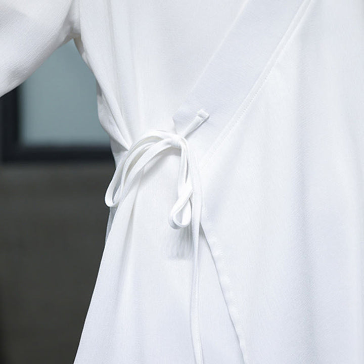 Conjunto de 2 piezas de kimono de algodón con bordado de bambú y cordones Buddha Stones, pantalones hasta los tobillos con bolsillos, ropa de meditación para hombre - image 18