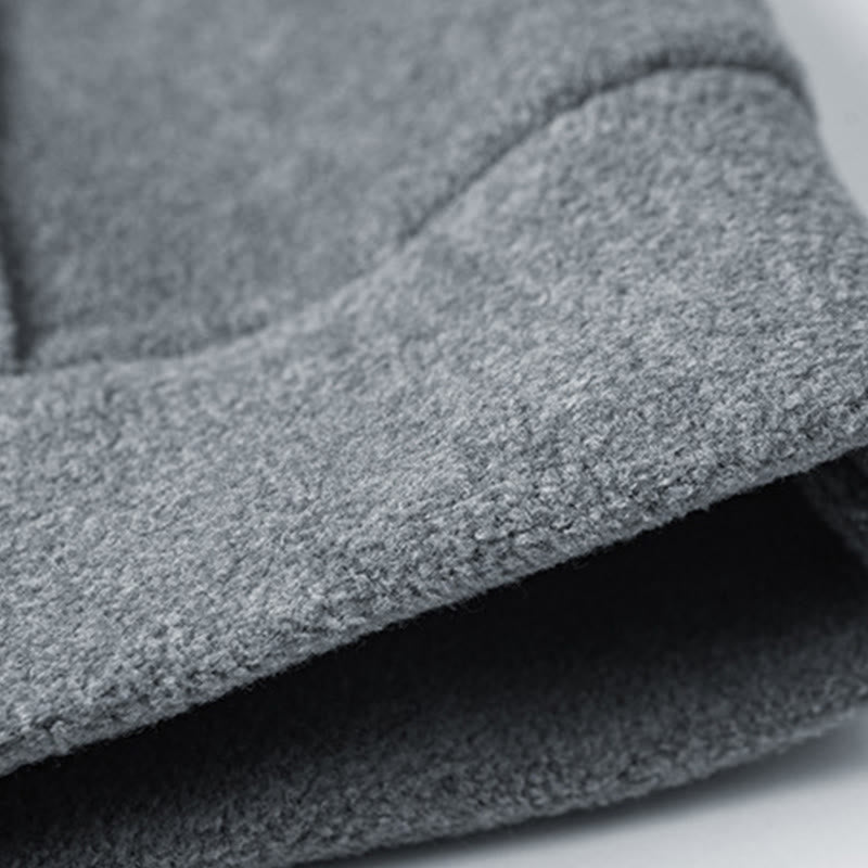 Sudadera con capucha de algodón de manga larga con forro polar y diseño de cremallera para hombre, otoño e invierno, con Buddha Stones - image 5