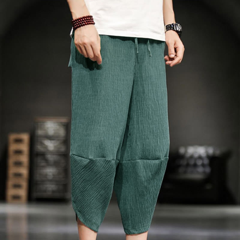 Pantalones cortos de verano Buddha Stones para hombre con bolsillos - image 10