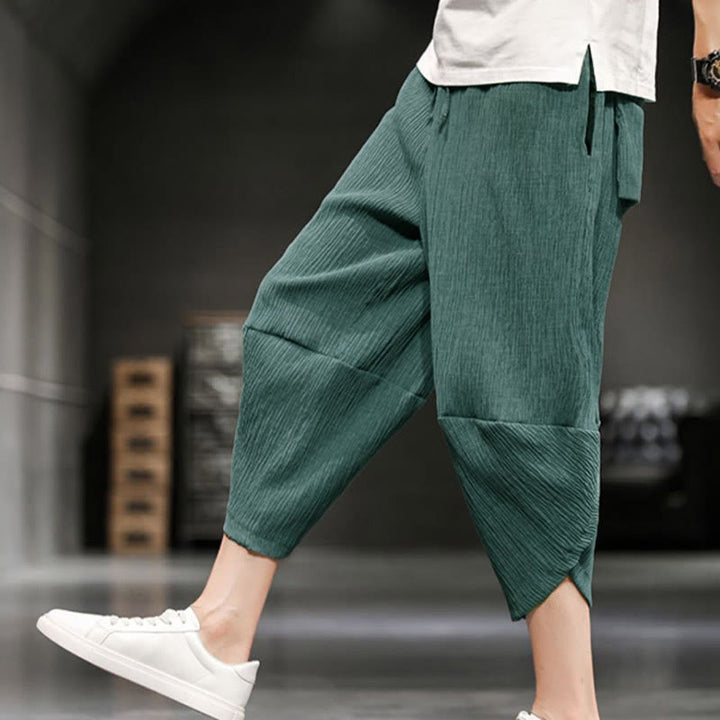 Pantalones cortos de verano Buddha Stones para hombre con bolsillos - image 13