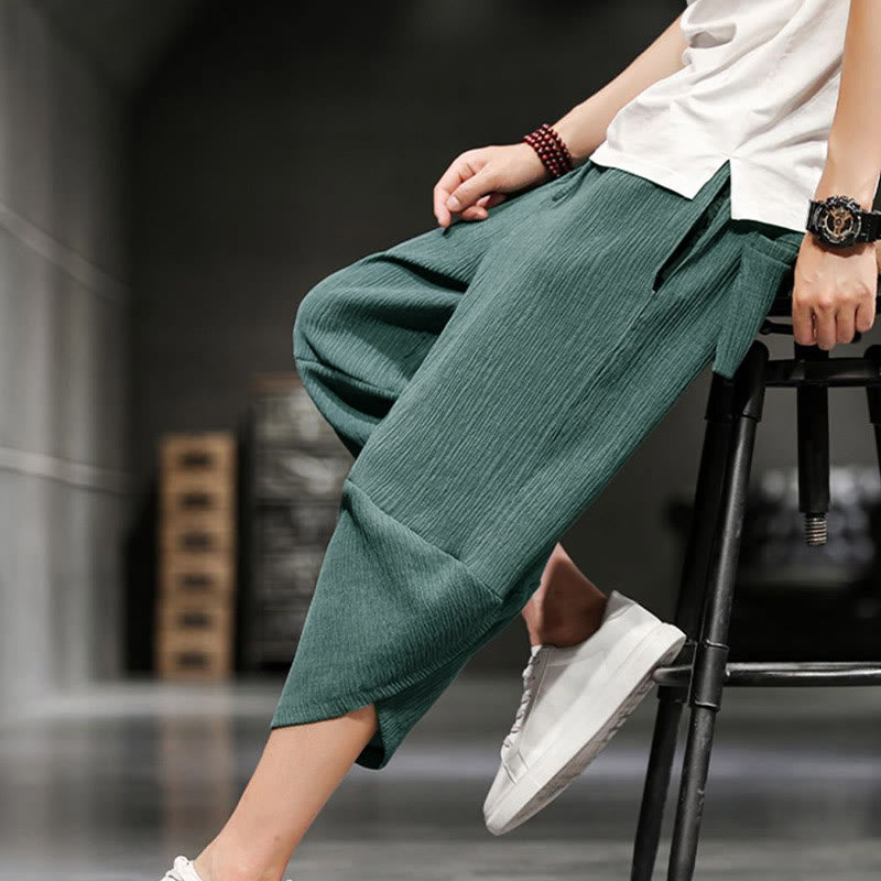 Pantalones cortos de verano Buddha Stones para hombre con bolsillos - image 14