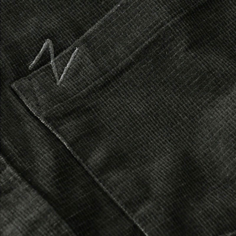 Chaqueta informal de pana con estampado de Buddha Stones, de algodón, de manga larga y color liso, para hombre, con bolsillos - image 5