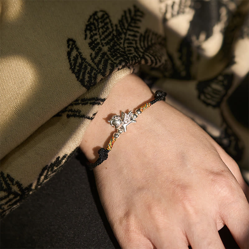 Pulsera de plata de ley 925 con Buddha Stones, símbolo de la prosperidad del Año del Caballo - image 16