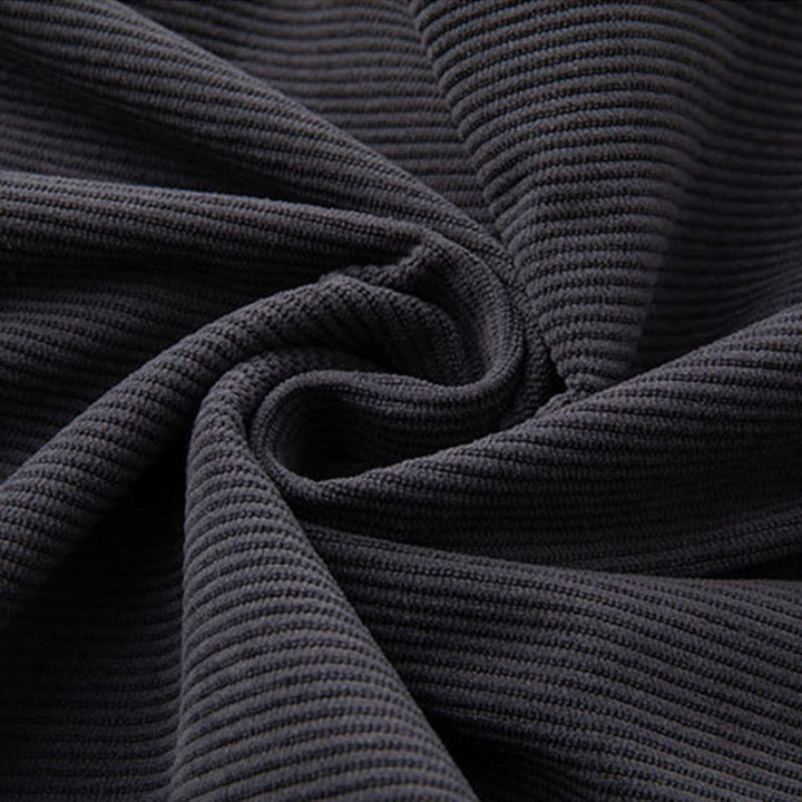 Pantalones de pana con cintura elástica y cordón ajustable para hombre de Buddha Stones, con bolsillos, para invierno - image 4