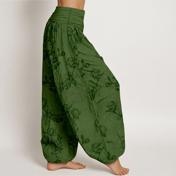 Pantalones Buddha Stones para mujer, cintura elástica - image 2