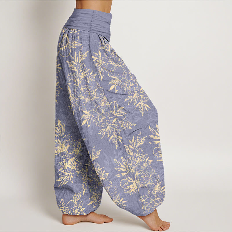 Pantalones Buddha Stones para mujer, cintura elástica - image 7