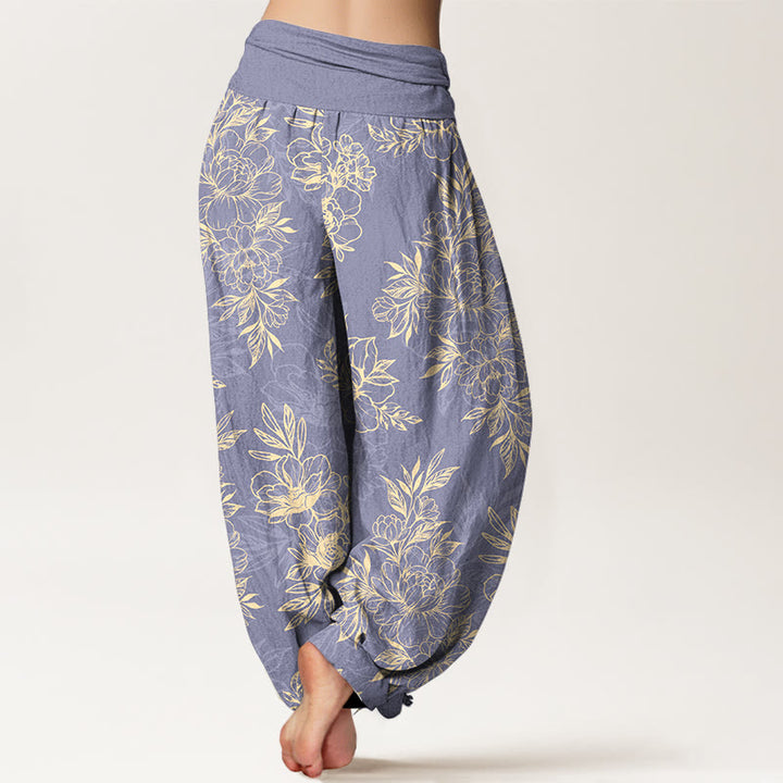 Pantalones Buddha Stones para mujer, cintura elástica - image 6