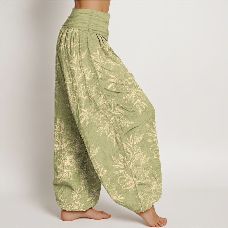 Pantalones Buddha Stones para mujer, cintura elástica - image 13