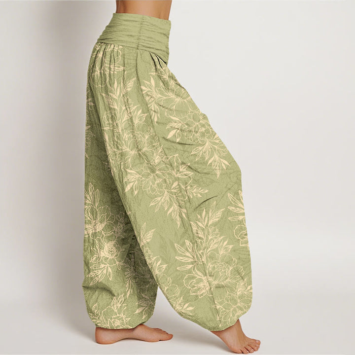 Pantalones Buddha Stones para mujer, cintura elástica - image 13