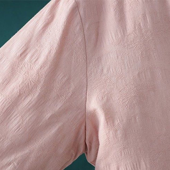 Chaqueta térmica de algodón de manga larga para mujer, con diseño de rana y botones bordados con flores y vides, de Buddha Stones, de invierno. - image 13