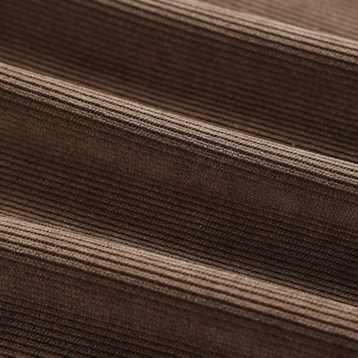 Pantalones de pana de algodón con cordones y bolsillos para hombre, de Buddha Stones, de invierno, color liso - image 8