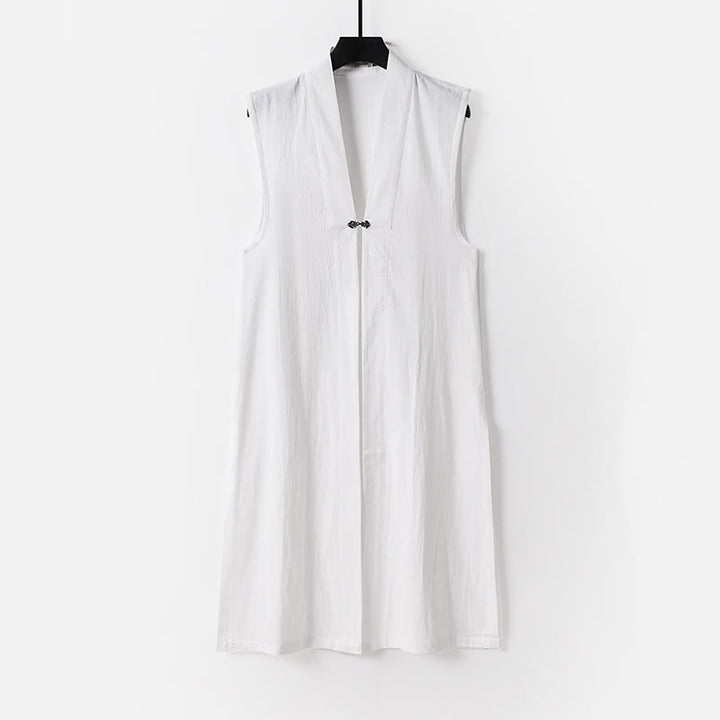 Buddha Stones Traje de ceremonia kimono con cordones, túnica larga taoísta de manga larga para hombre, Wudang Fall, 2 piezas - image 23