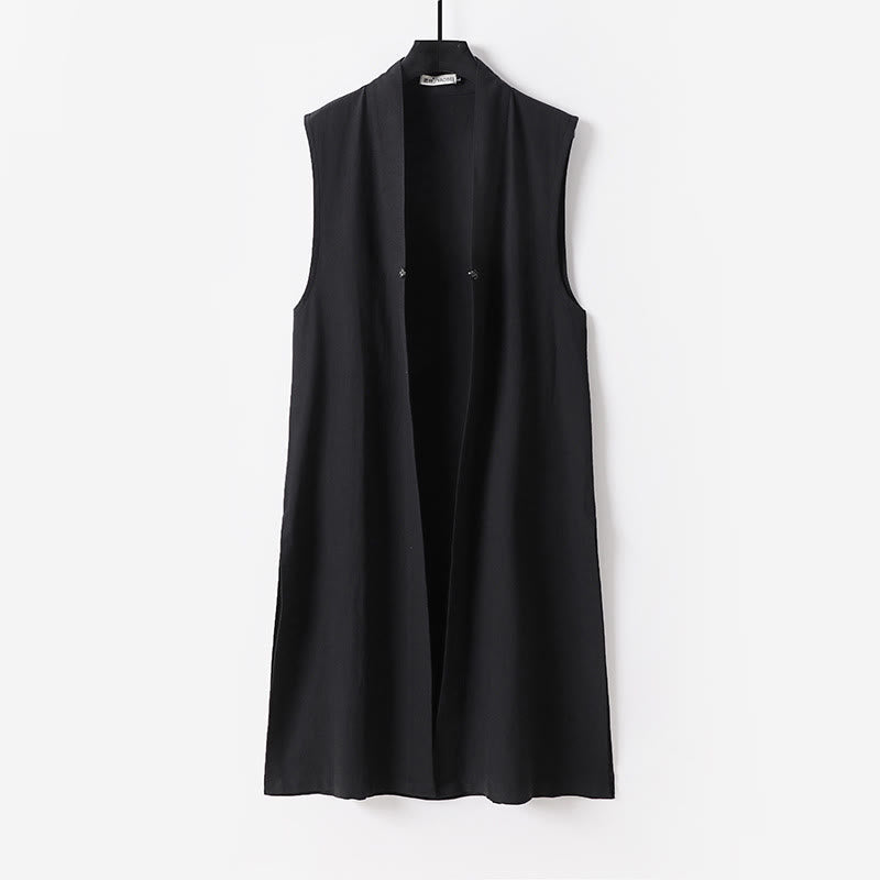 Buddha Stones Traje de ceremonia kimono con cordones, túnica larga taoísta de manga larga para hombre, Wudang Fall, 2 piezas - image 10