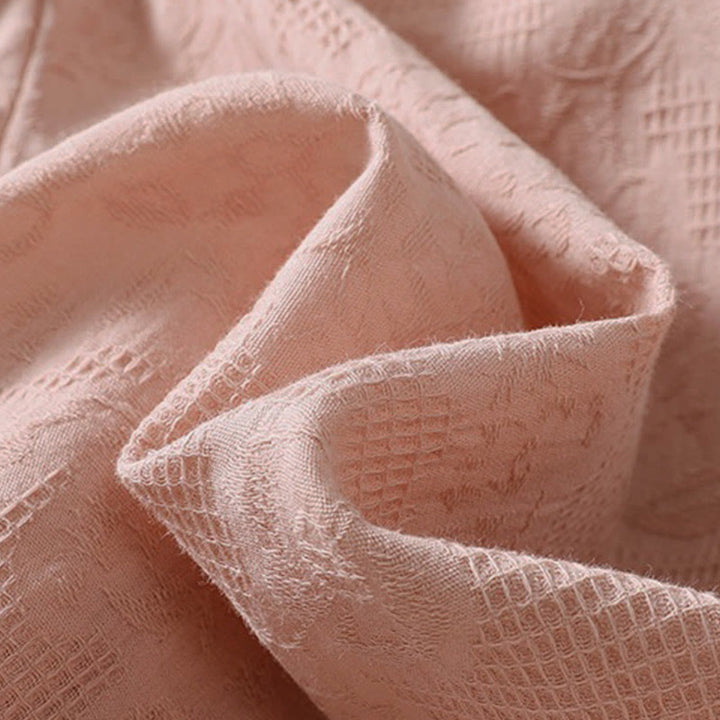 Sudadera con capucha de algodón de manga larga para mujer con diseño de jacquard y botones en otoño con Buddha Stones - image 17