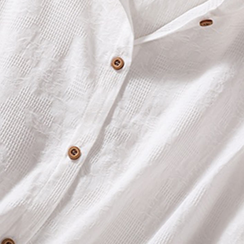 Sudadera con capucha de algodón de manga larga para mujer con diseño de jacquard y botones en otoño con Buddha Stones - image 24