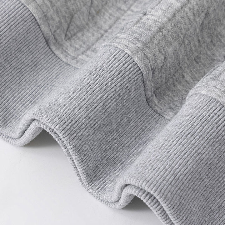 Sudadera con capucha de manga larga para hombre con diseño retorcido y botones de Buddha Stones para otoño e invierno - image 4