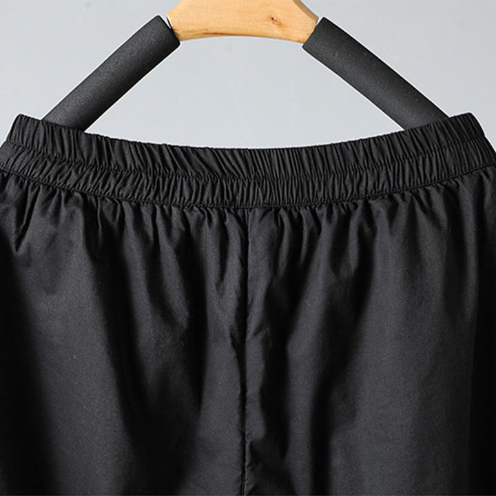 Pantalones harén de algodón térmicos con cintura elástica de invierno para mujer, de Buddha Stones, con bolsillos, de largo 7-8 - image 20