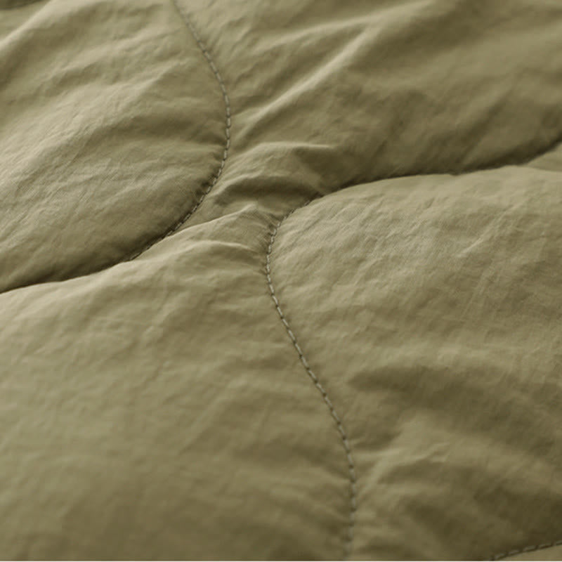 Pantalones térmicos de algodón con cordón y cintura elástica para mujer, con líneas curvas de Buddha Stones, de invierno, con bolsillos - image 9