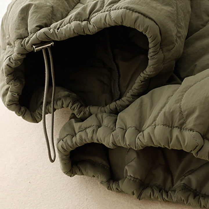 Pantalones térmicos de algodón con cordón y cintura elástica para mujer, con líneas curvas de Buddha Stones, de invierno, con bolsillos - image 10