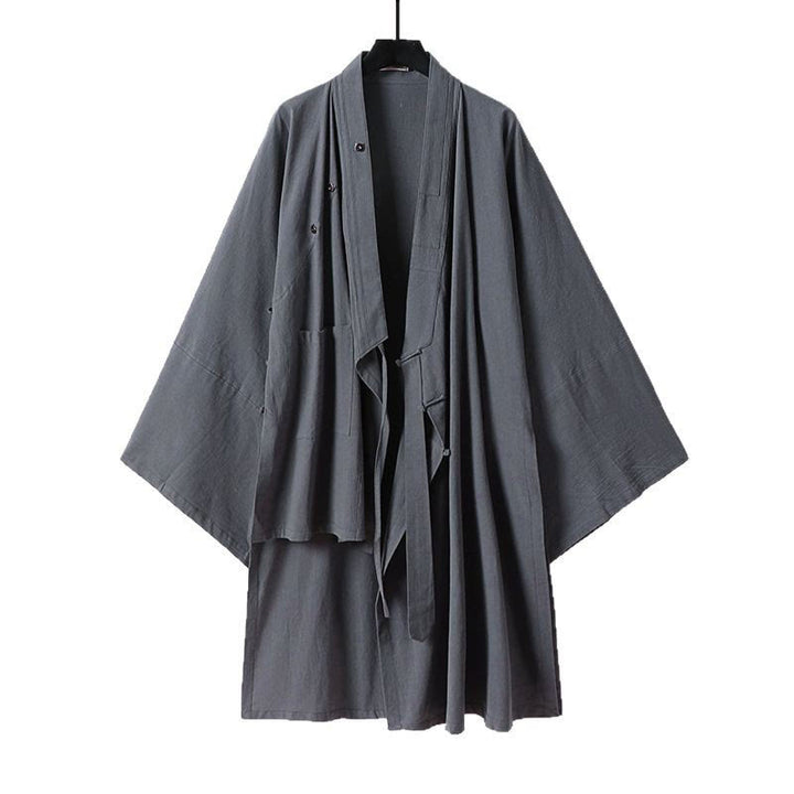 Traje de kimono sin mangas con diseño de Buddha Stones, 2 piezas, para ceremonia de Tai Chi Wudang, color sólido, de manga larga, para hombre - image 12