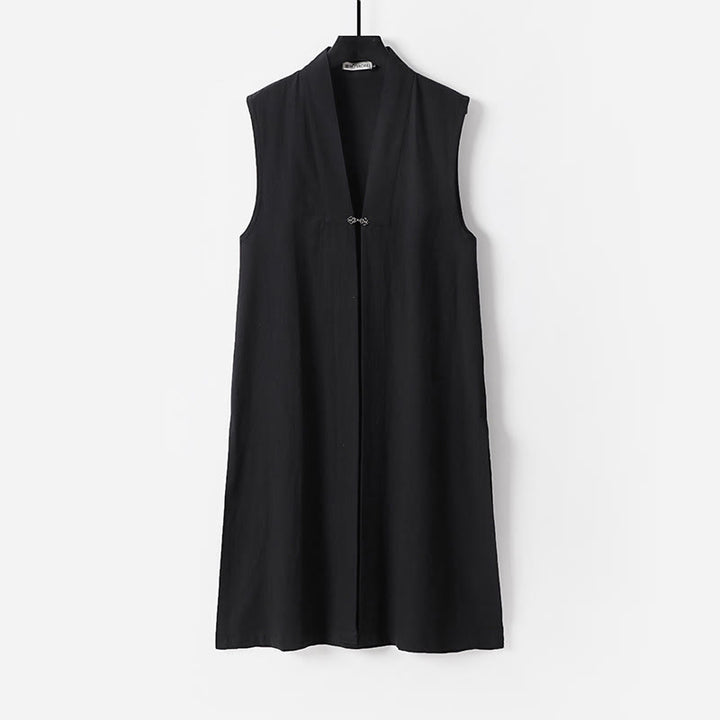 Traje de kimono sin mangas con diseño de Buddha Stones, 2 piezas, para ceremonia de Tai Chi Wudang, color sólido, de manga larga, para hombre - image 19