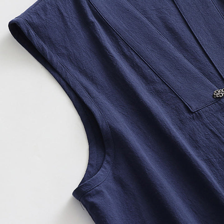 Traje de kimono sin mangas con diseño de Buddha Stones, 2 piezas, para ceremonia de Tai Chi Wudang, color sólido, de manga larga, para hombre - image 8