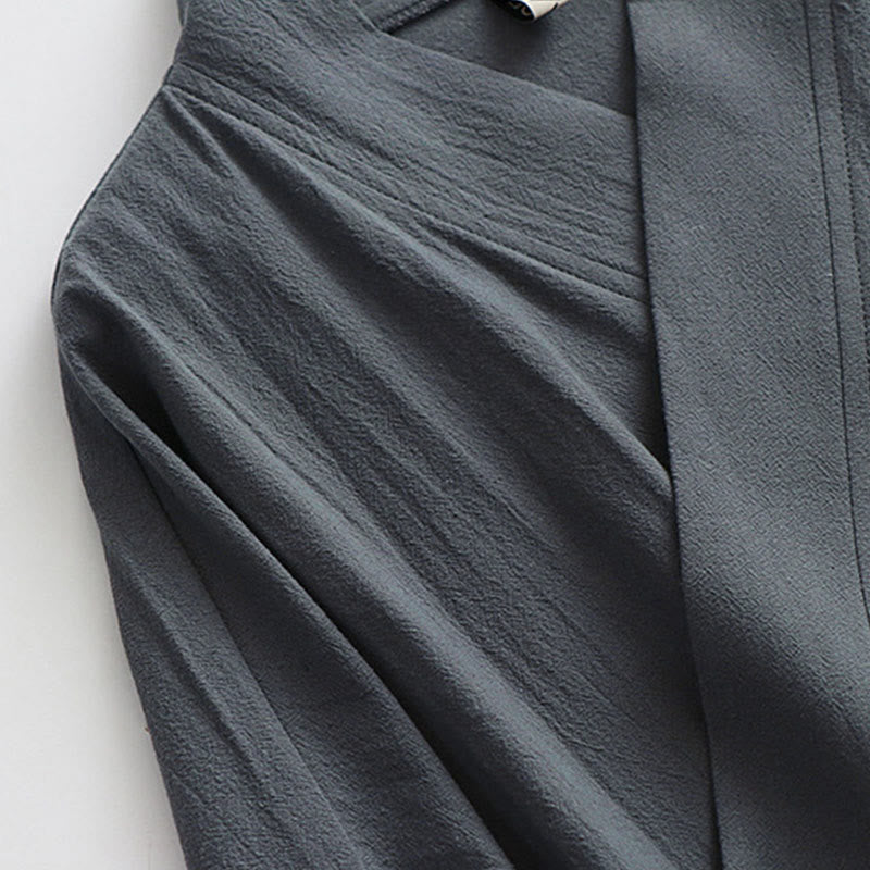 Túnica taoísta de manga larga para hombre con Buddha Stones, ceremonia tradicional de artes marciales de Tai Chi de Wudang - image 9