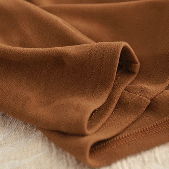 Sudadera con capucha de algodón de manga larga gruesa para mujer, color sólido, de invierno , con Buddha Stones - image 6