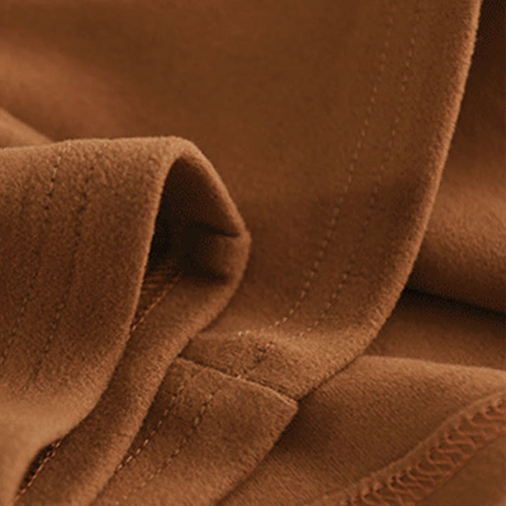 Sudadera con capucha de algodón de manga larga gruesa para mujer, color sólido, de invierno , con Buddha Stones - image 5