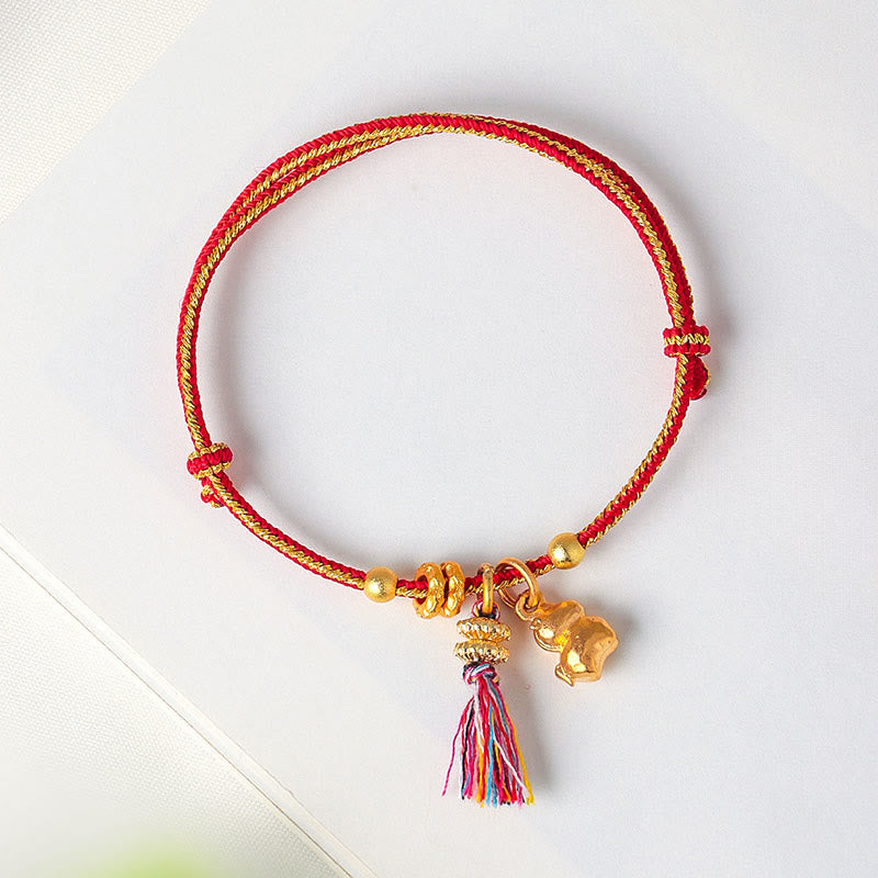 Pulsera ajustable de hilo trenzado con Buddha Stones, Año del Caballo, Éxito y Fuerza - image 8