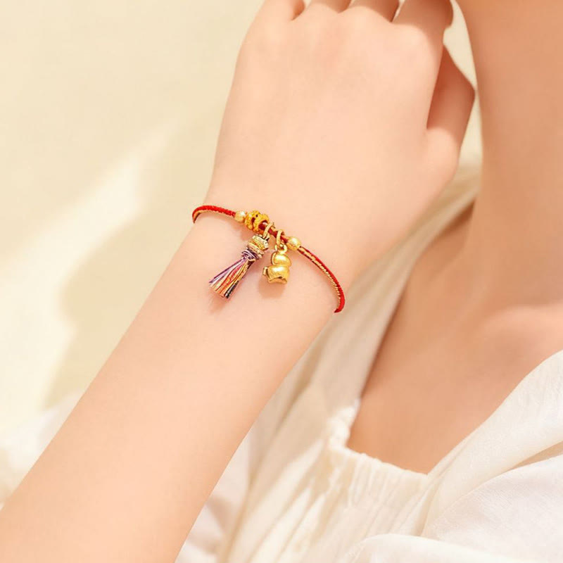 Pulsera ajustable de hilo trenzado con Buddha Stones, Año del Caballo, Éxito y Fuerza - image 9