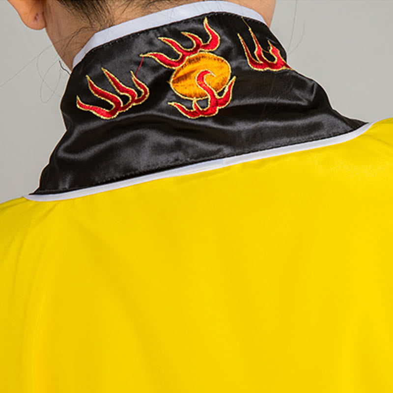 Kimono taoísta unisex de manga larga y ancha con bordado de dragón y tigre de Wudang y Buddha Stones para ceremonia de Qigong - image 11