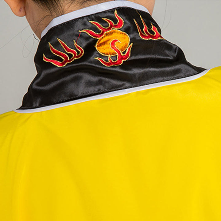 Kimono taoísta unisex de manga larga y ancha con bordado de dragón y tigre de Wudang y Buddha Stones para ceremonia de Qigong - image 11