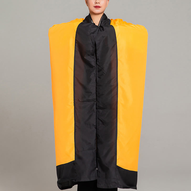 Kimono taoísta unisex de manga larga y ancha con Buddha Stones Wudang, color sólido, para ceremonia de Qigong y Tai Chi - image 3